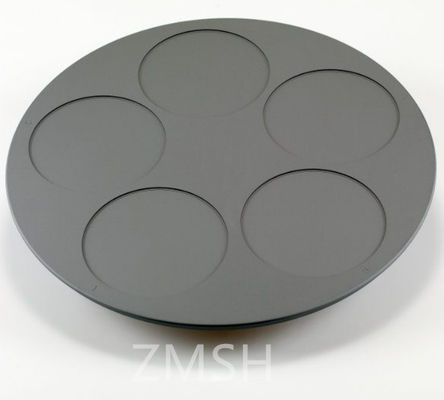 Placa de bandejas de carburo de silicio placas de bandejas de wafers de silicio para grabado ICP MOCVD Susceptor resistente al desgaste